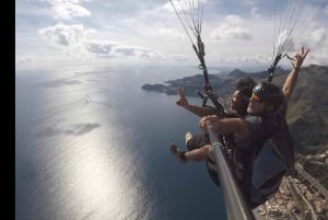 Taormina: voo duplo de parapente com fotos e vídeo