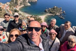 Tour de Messine à Taormine, Castelmola, Isola Bella