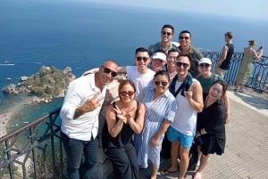 Tour de Messine à Taormine, Castelmola, Isola Bella