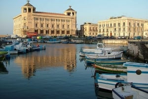 Tour dell'isola Ortigia,grotta azzurra, avvistamento delfini