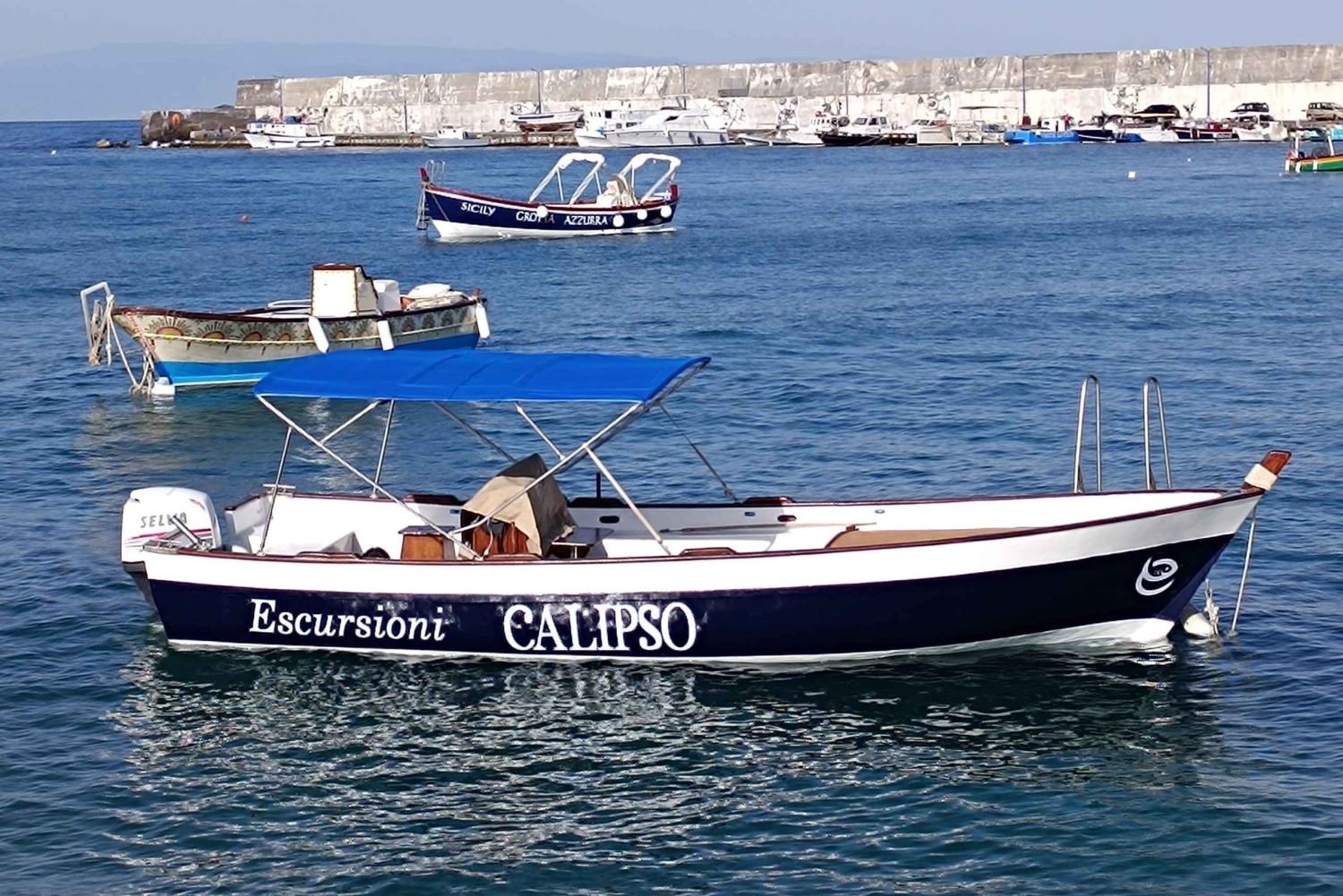 Tour Giardini Naxos, Taormina, Aperitif und Schwimmen