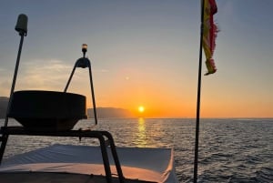 Tour en bateau au coucher du soleil à Palerme
