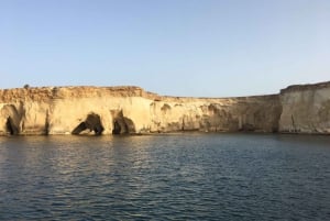 Tour en bateau de l'île d'Ortigia et des grottes marines