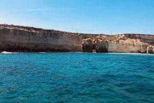 Tur med snorkling i havgrotterne og på øen Ortigia