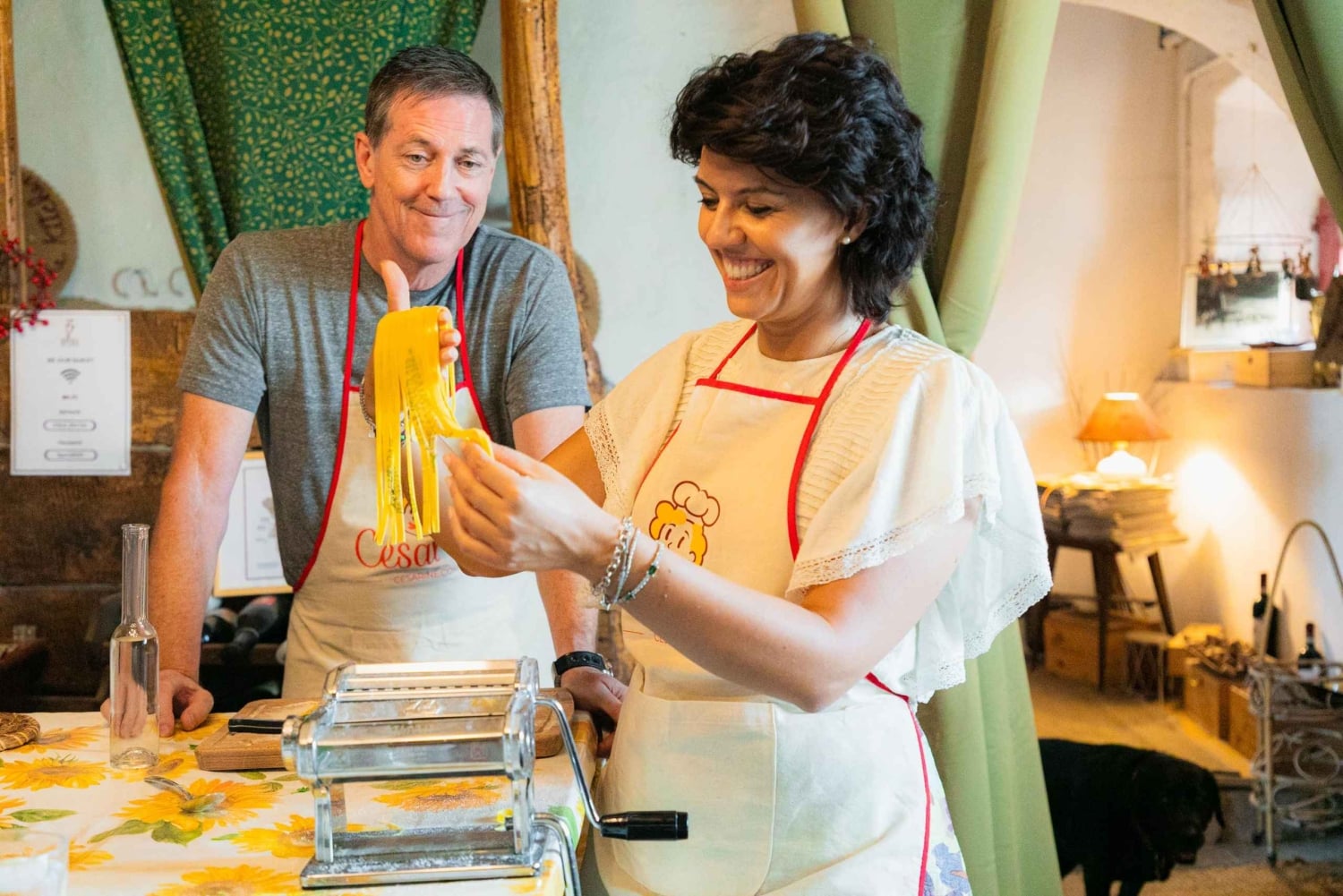 Традиционный урок приготовления пасты в живописной сельской местности Марсалы