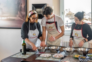 Традиционный урок приготовления пасты в живописной сельской местности Марсалы