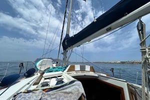 トラーパニ発エガディ諸島セーリングツアー(船上ランチ付き