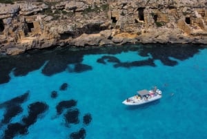 Trapani: Favignana y Levanzo Excursión en barco con snorkel