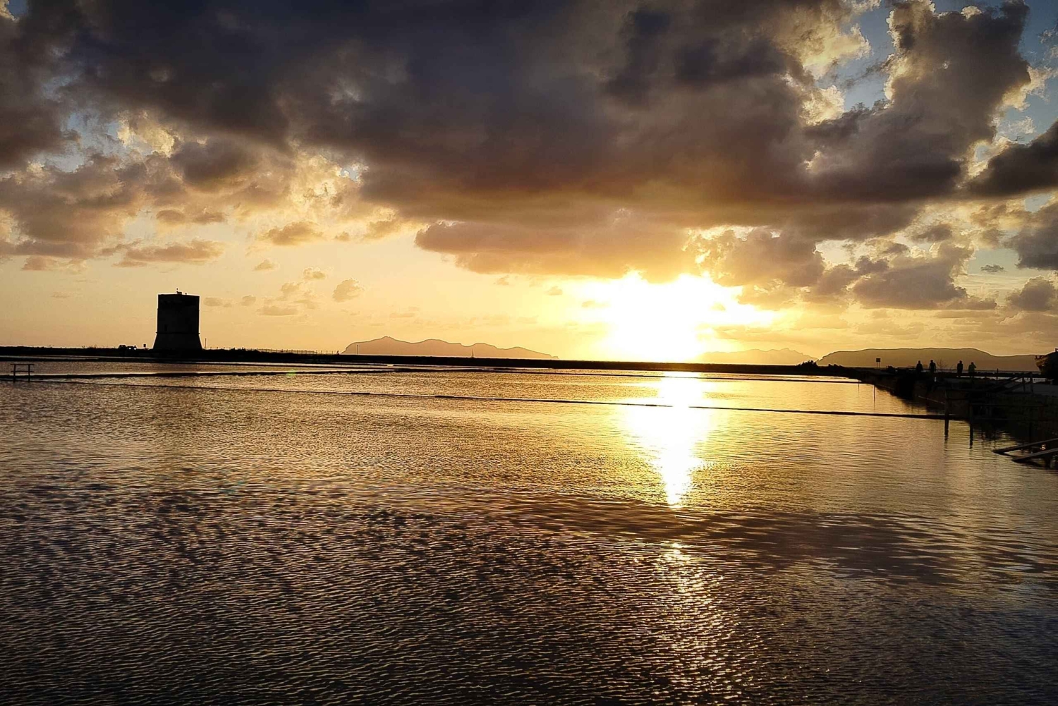 Trapani: Excursão às Salinas ao pôr do sol e Caminho dos Flamingos