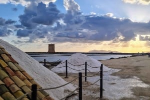 Trapani: Solnedgangstur i saltpannene og Flamingo Way