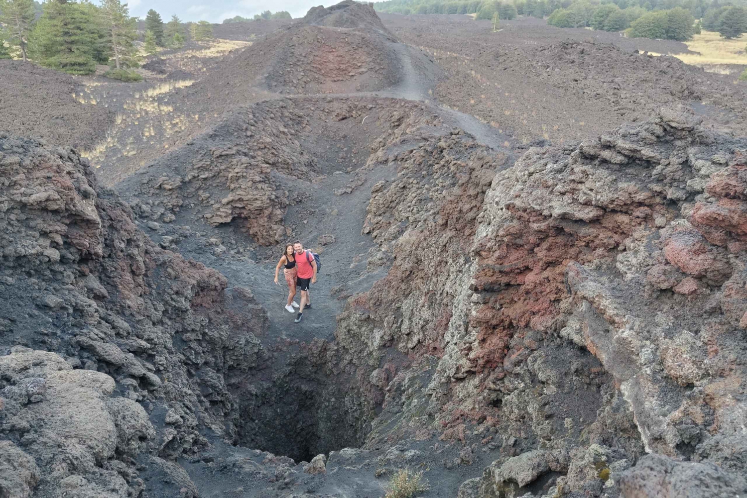 Trekking to Bottoniera Craters
