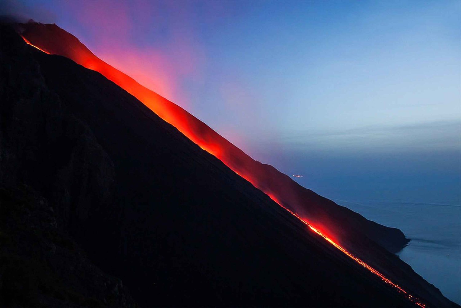 Tropea : visite nocturne en bateau de Lipari, Panarea et Stromboli