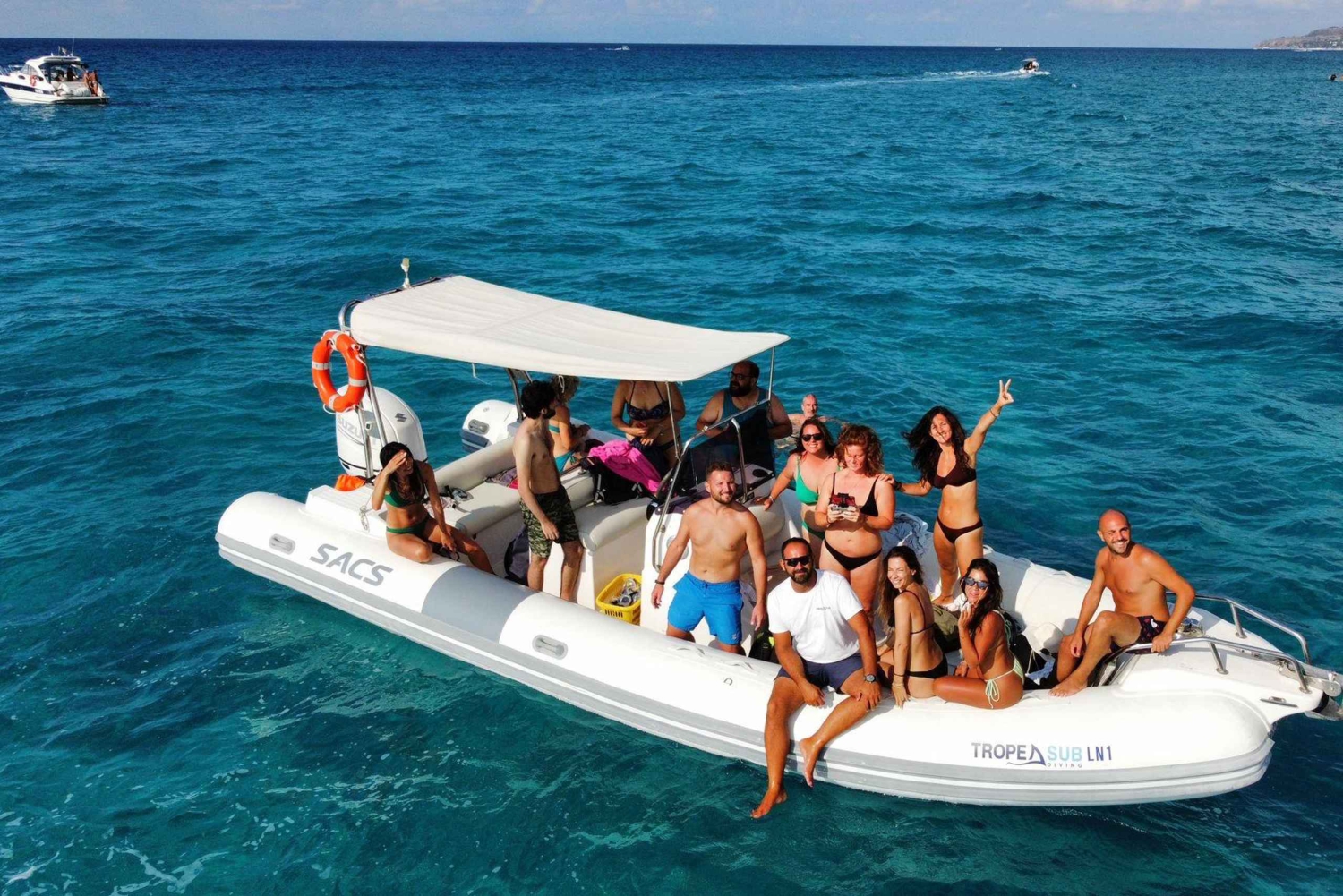 Tropea: prywatna wycieczka ze skiperem do Capo Vaticano