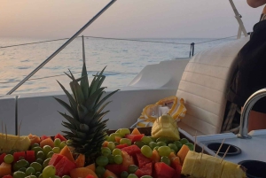 Tropea: Aperitivo ao pôr do sol em um barco a vela
