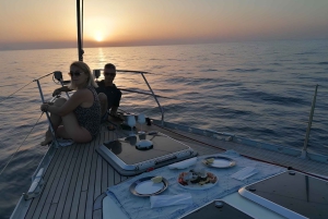 Tropea: Aperitivo ao pôr do sol em um barco a vela
