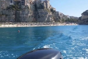 Tropea: Sunset Costa degli Dei Boat Tour with Swimming