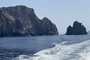 From Tropea: Vulcano Lipari Sciara By Day