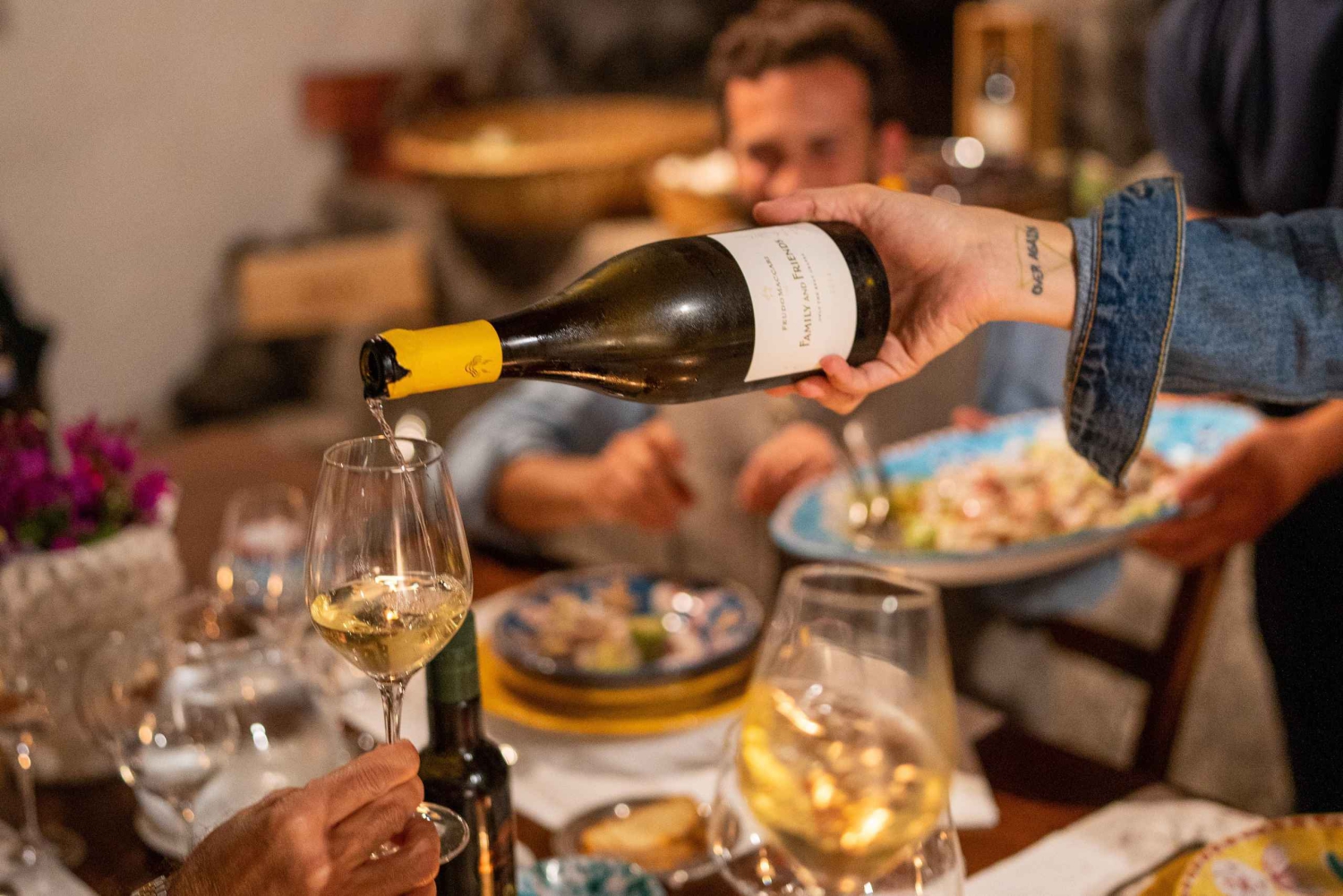 Weinverkostung und typische Verkostungen im Val di Noto