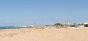 beach at  Trapani