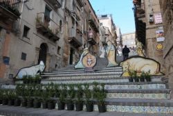nativity scene Caltagirone, Sicily