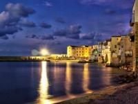 Bay of Cefalù by night