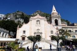 Piazza IX. Aprile, Taormina by Luigi Strano
