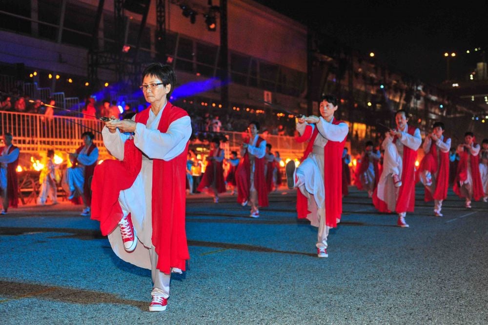 Chingay Parade 2013- Taichi Sword. Photo Courtesy PA