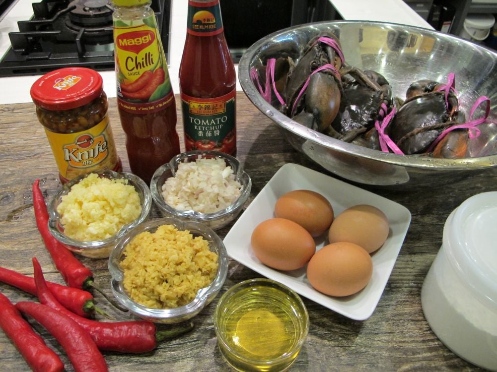 Chilli Crab- Ingredients
