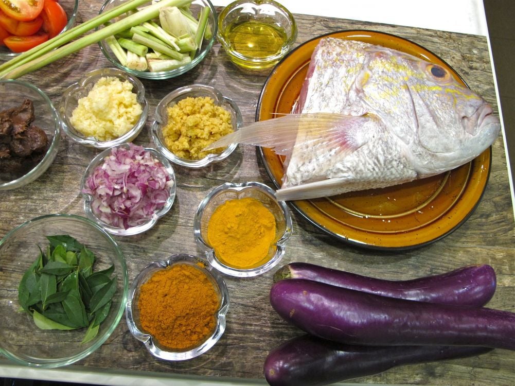 Fish Head Curry- Ingredients
