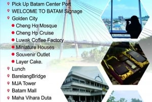 Batam Day Tour with Singapore ferry ticket, massage & lunch