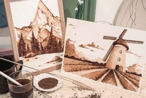 Maling av kaffe og kjeks i 2 timer - spiselig maling