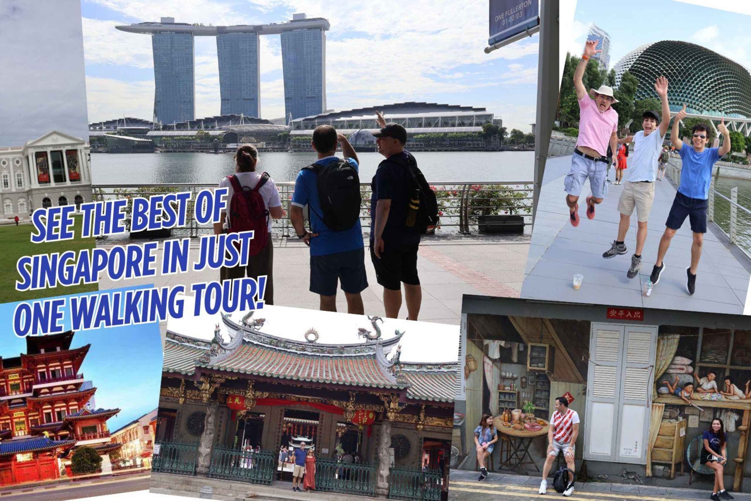 4 hour Chinatown, Civic District to Marina Bay Walking Tour