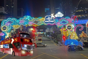 Big Bus Singapore Christmas Light-Up Tour met open bus