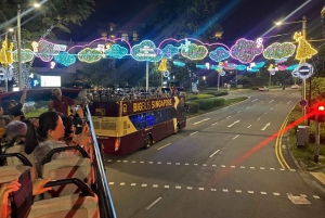 Big Bus Singapore Christmas Light-Up Tour met open bus