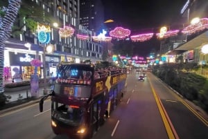Big Bus Singapore Christmas Light-Up Tour met open bus