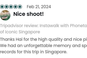 Instawalks med ikoniske fotograferingstjenester i Singapore