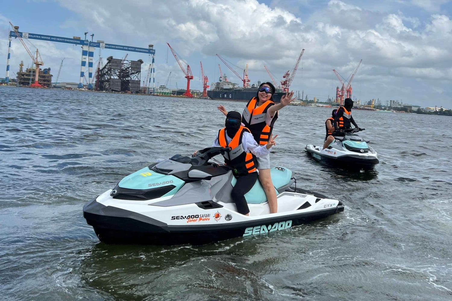 Johor Bahru: Seadoo JetSki 150 minuters självkörningstur (dubbelt)