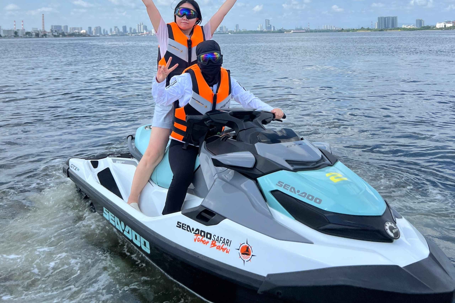 Johor Bahru: Seadoo JetSki 150 minuters självkörningstur (dubbelt)