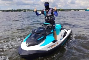 Johor Bahru: Seadoo JetSki 4-timers selvkjørertur (dobbel)