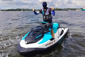 Johor Bahru: Tour de 4 horas en moto acuática Seadoo JetSki (doble)