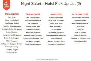 Singapore: Night Safari Ticket, Tram Ride, & Return Transfer