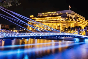Tour nocturno con firma: Paseo por el puerto deportivo con degustación de comida