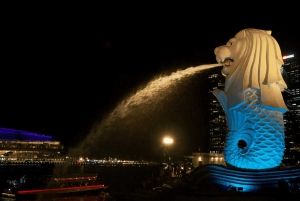 Tour nocturno con firma: Paseo por el puerto deportivo con degustación de comida