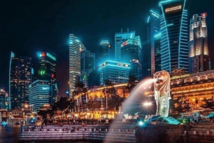 Tour nocturno con firma: Paseo por el puerto deportivo con degustación de comida