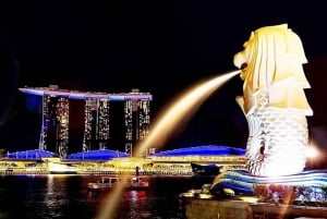 Singapore: Nighttime City Sightseeing Tour with River Cruise