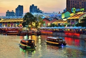 Singapore: Nighttime City Sightseeing Tour with River Cruise