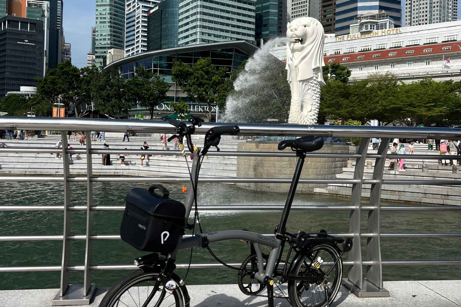 Singapore Brompton Bike Tour rautatiekäytävältä, ruokailuineen!