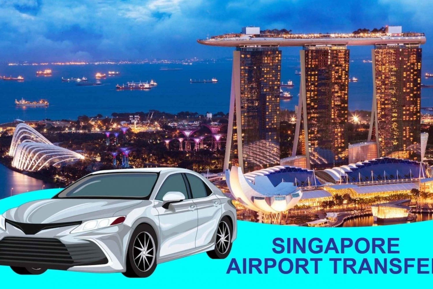 Singapore Changi Airport (SIN) Private Transfer to Downtown