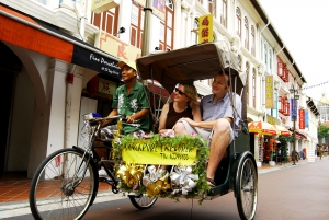 Singapore Chinatown Night Tour: Dinner, Trishaw & Boat Ride