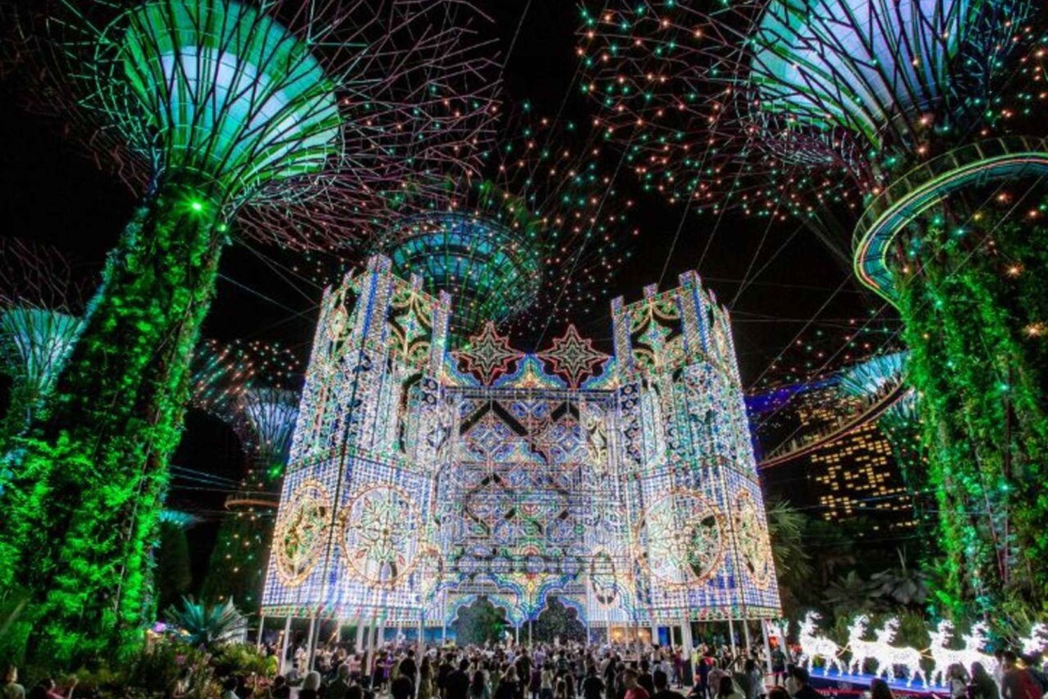 Singapore Christmas Soirée Tour with Dinner (Hotel Transfer)